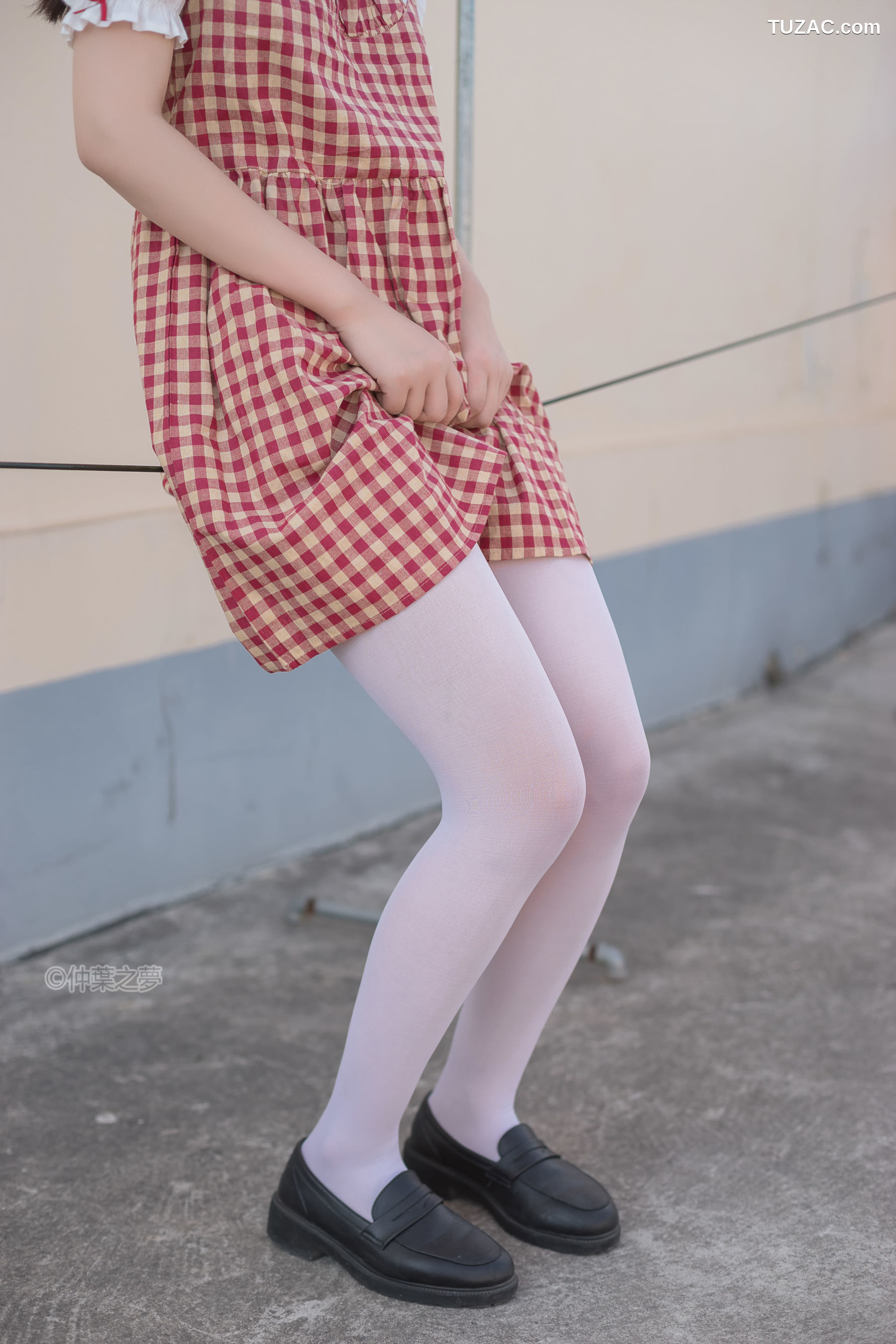 轻兰映画-SPL.009-《白丝格子连衣裙》