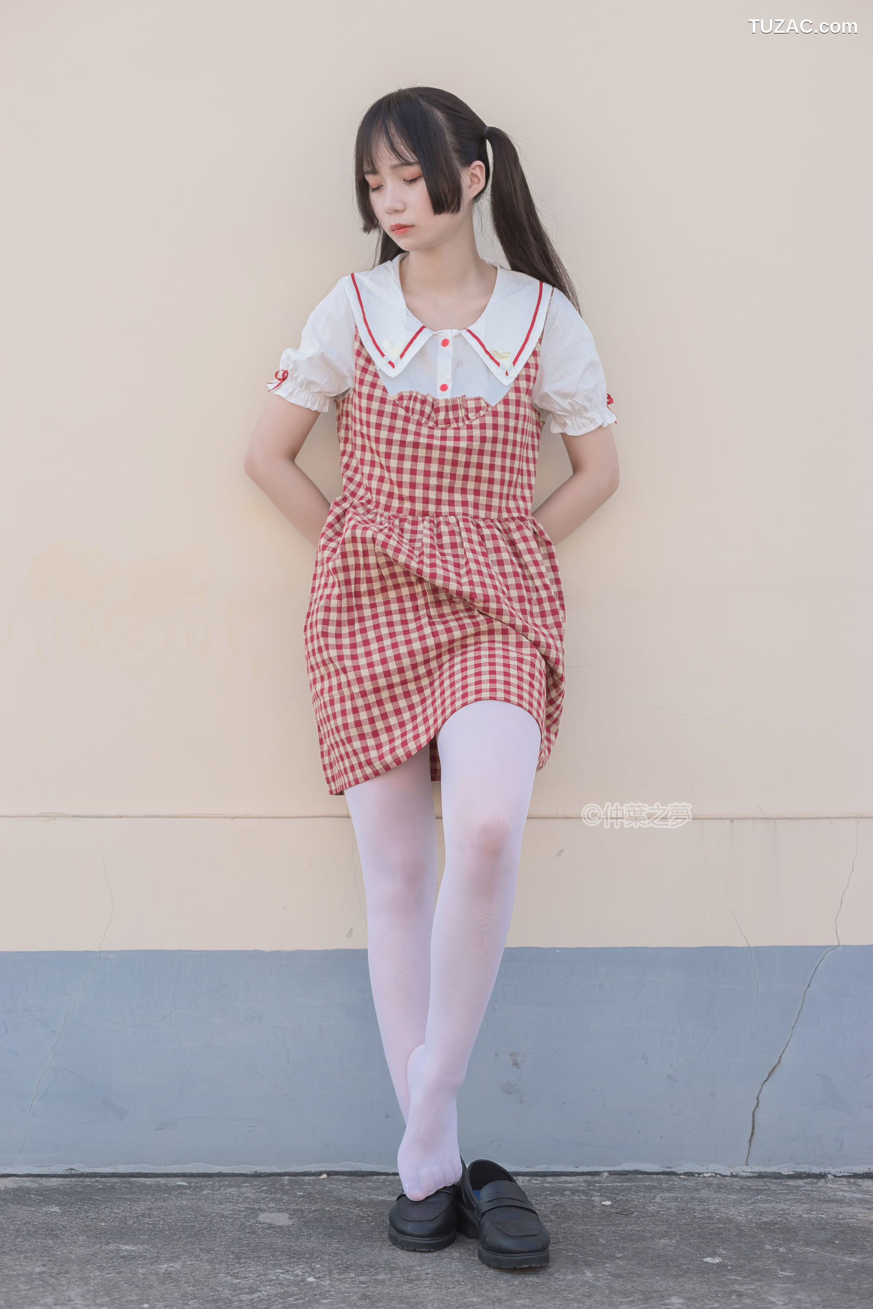 轻兰映画-SPL.009-《白丝格子连衣裙》