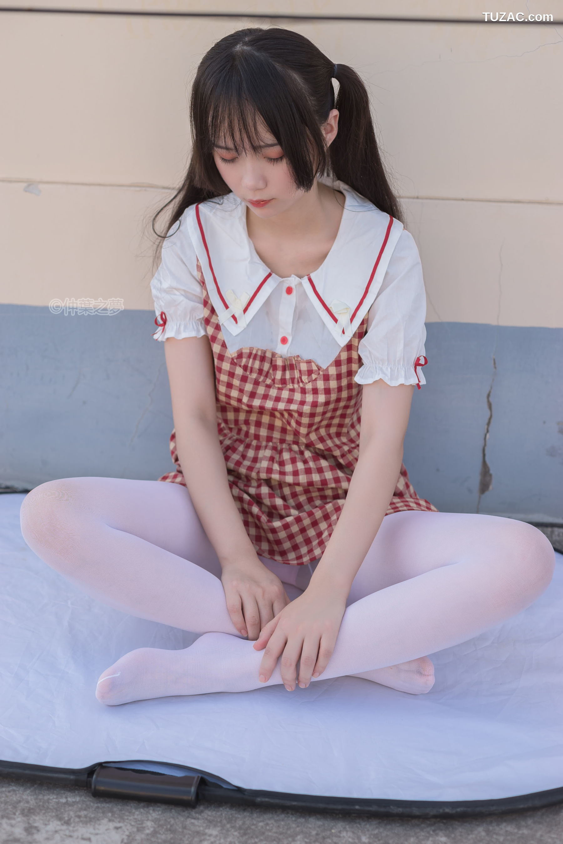 轻兰映画-SPL.009-《白丝格子连衣裙》