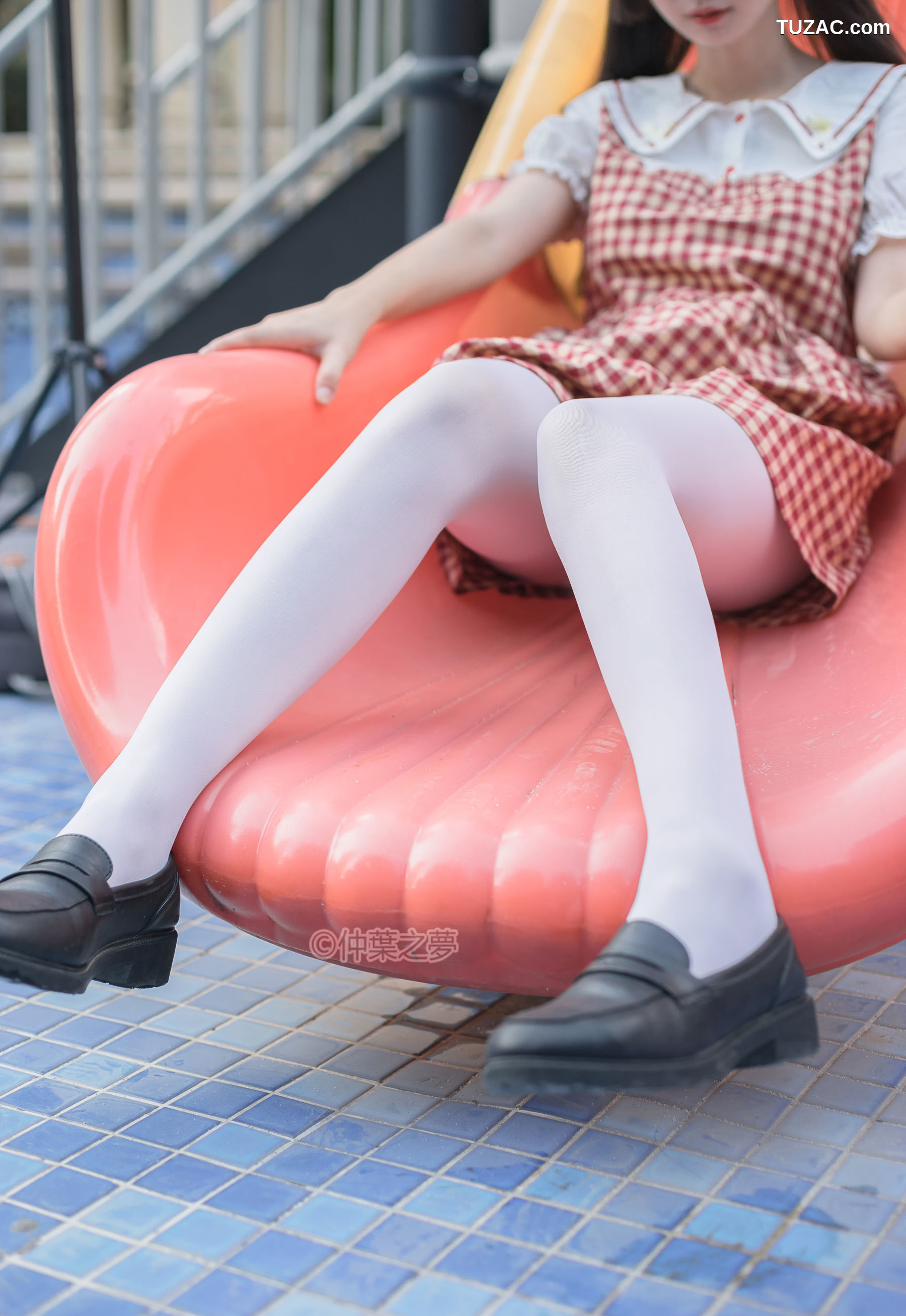 轻兰映画-SPL.009-《白丝格子连衣裙》