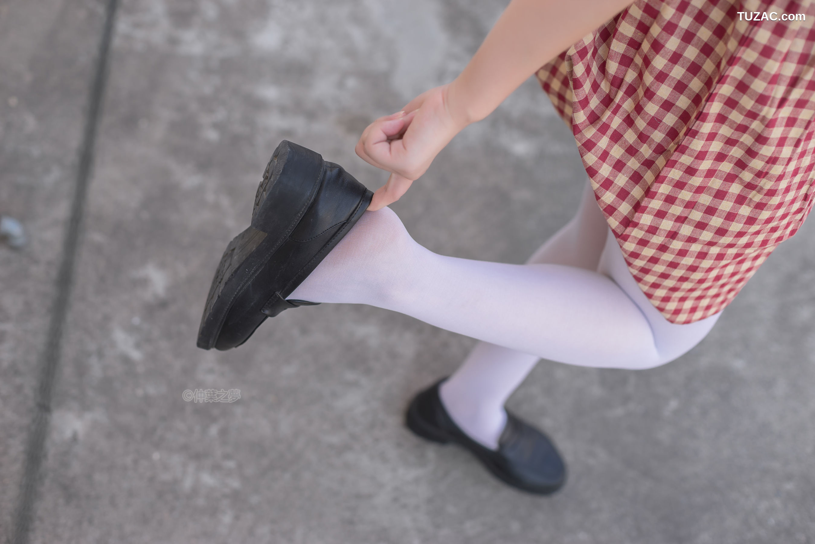 轻兰映画-SPL.009-《白丝格子连衣裙》